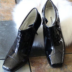 NWT - Bellini black patent ankle bootie, size 6M